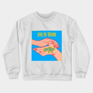 Pray for Ukraine Crewneck Sweatshirt